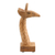 Wood eyeglass holder, 'Spectacular Giraffe' - Hand Carved Mango Wood Giraffe Eyeglass Holder (image 2a) thumbail