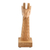 Wood eyeglass holder, 'Spectacular Giraffe' - Hand Carved Mango Wood Giraffe Eyeglass Holder (image 2c) thumbail