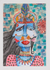 'Verliebtheit' - Signierte Aquarellmalerei auf handgeschöpftem Papier aus Indien