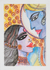 'Eternal Union' - Rama and Sita Watercolor Painting on Handmade Paper thumbail