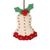 Wool felt ornaments, 'Holly Bells' (set of 4) - Wool Felt Bell Ornaments Set of 4 (image 2b) thumbail