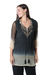 Beaded tie-dyed tunic, 'Magical Glamour' - Tie-Dyed Tunic with Glass Bead Detail (image 2c) thumbail