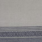 Wool shawl, 'North Side' - Hand Made Geometric Wool Shawl from India