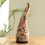Ceramic decorative vase, 'Spring Glory' - Ceramic Decorative Floral Vase from India