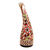 Jarrón decorativo de cerámica, 'Spring Glory' - Jarrón floral decorativo de cerámica de la India