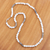 Mondstein- und Labradorit-Perlenkette - Handgefertigte Perlenkette aus Mondstein und Labradorit