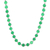 Onyx beaded necklace, 'Supernatural' - Hand Crafted Green Onyx Beaded Necklace from India