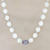 Aventurin-Perlenkette - Handgefertigte Perlenkette aus Aventurin und Sterlingsilber