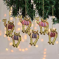 Featured review for Beaded ornaments, Holiday Camels (set of 6)