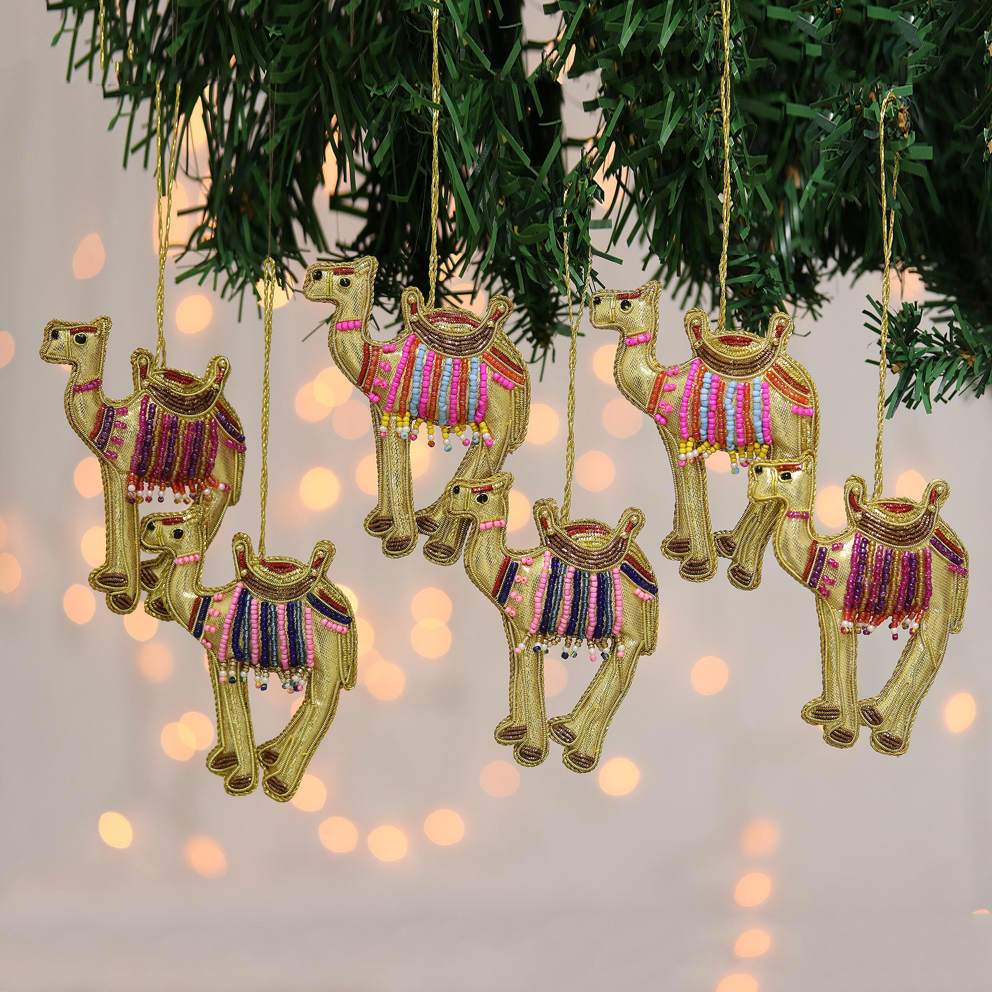 Personalized Camel Christmas Ornament 