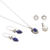 Cultured pearl and lapis lazuli jewelry set, 'Ocean Treasure' - Handmade Cultured Pearl and Lapis Lazuli Jewelry Set (image 2c) thumbail