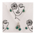 Onyx jewelry set, 'Garden Muse' - Hand Made Green Onyx and Sterling Silver Jewelry Set thumbail