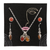 Carnelian and tiger's eye jewelry set, 'Trust Yourself' - Hand Made Carnelian and Tiger's Eye Jewelry Set (image 2d) thumbail