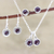 Garnet jewelry set, 'Devoted' - Hand Made Garnet and Sterling Silver Jewelry Set (image 2) thumbail
