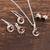 Garnet jewelry set, 'Devoted' - Hand Made Garnet and Sterling Silver Jewelry Set (image 2b) thumbail