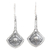 Sterling silver dangle earrings, 'First Star' - Artisan Crafted Sterling Silver Dangle Earrings from India