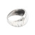 Sterling silver domed ring, 'Vaulted' - Hand Crafted Sterling Silver Domed Ring (image 2b) thumbail