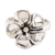 Sterling silver cocktail ring, 'Once in a Lifetime' - Hand Crafted Sterling Silver Flower Cocktail Ring (image 2a) thumbail