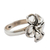 Sterling silver cocktail ring, 'Once in a Lifetime' - Hand Crafted Sterling Silver Flower Cocktail Ring (image 2c) thumbail