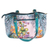 Hand painted leather shoulder bag, 'Floral Enigma' - Artisan Crafted Floral-Themed Leather Shoulder Bag (image 2b) thumbail