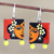 Ceramic dangle earrings, 'Indian Beauty' - Hand Crafted Ceramic Dangle Earrings from India