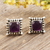 Amethyst stud earrings, 'Picture Perfect in Purple' - Checkerboard Faceted Amethyst Sterling Silver Stud Earrings thumbail