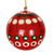 Papier mache ornaments, 'Jolly Baubles' (set of 6) - Hand Painted Papier Mache Christmas Ornaments (Set of 6)