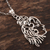 Halskette mit Anhänger aus Sterlingsilber - Handgefertigte Halskette mit Shiva-Anhänger aus Sterlingsilber