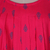 Rayon sleeveless blouse, 'Ruby My Dear' - Screen Printed Pink Rayon Sleeveless Blouse from India