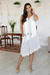 Hand woven cotton dress, 'Sailing Stripes' - Hand Woven Asymmetrical Striped Cotton Dress (image 2b) thumbail