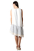 Hand woven cotton dress, 'Sailing Stripes' - Hand Woven Asymmetrical Striped Cotton Dress (image 2d) thumbail
