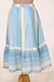Hand woven cotton high-low skirt, 'Horizon in Blue' - Hand Woven High-Low Cotton and Lurex Skirt (image 2f) thumbail