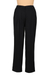 Embroidered pants, 'Midnight Train Ride' - Embroidered Full-Length Black Pants from India (image 2d) thumbail