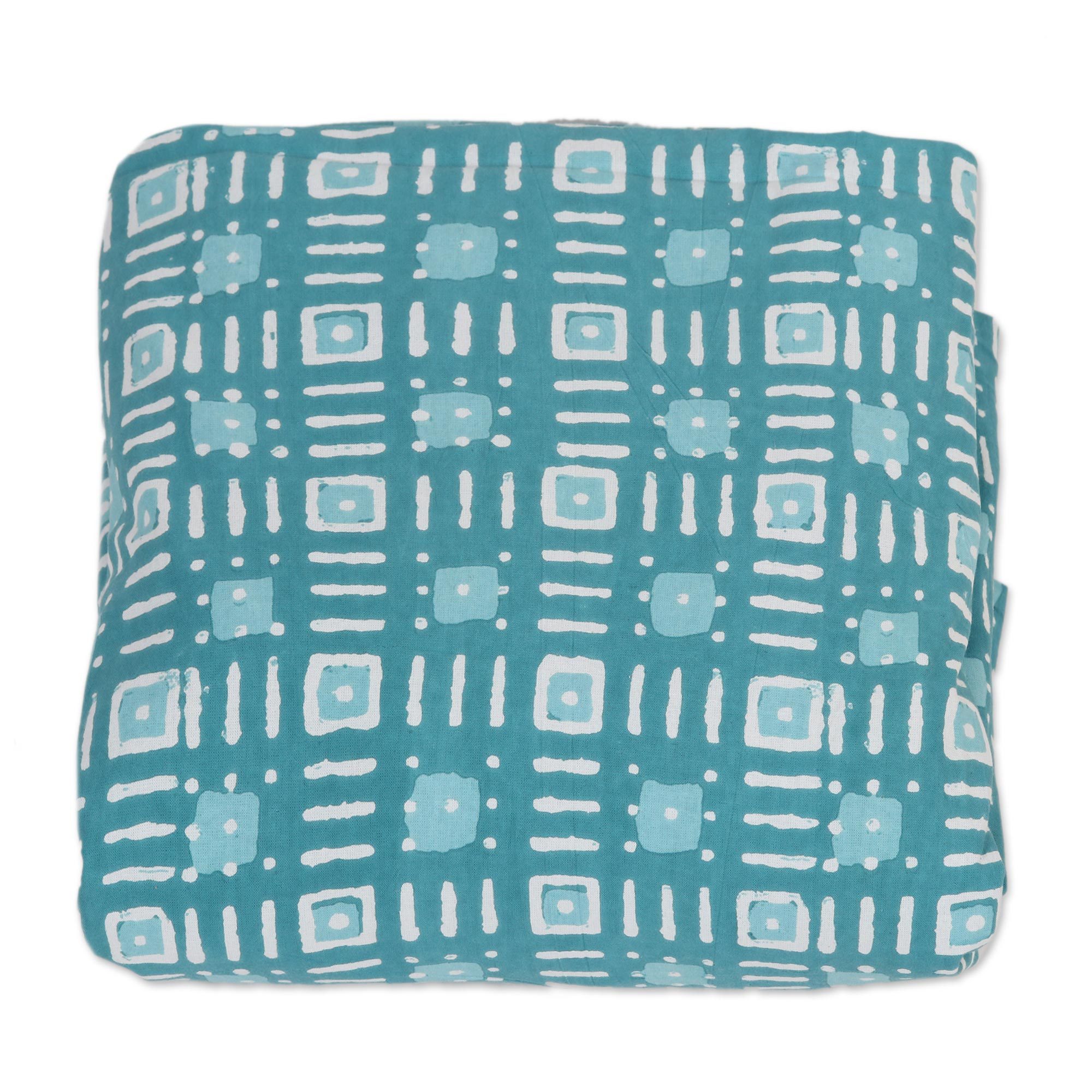 UNICEF Market Geometric BlockPrinted Duvet Cover and Sham Set (3