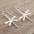 Sterling silver dangle earrings, 'Wings of Desire' - Sterling Silver Dragonfly Dangle Earrings from India (image 2b) thumbail