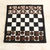 Handbesticktes Schachspiel aus Baumwolle und Wildleder