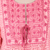 Embroidered cotton a-line dress, 'Petal Pink' - Embroidered Cotton A-Line Dress from India (image 2g) thumbail