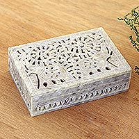 Featured review for Decorative soapstone box, Royal Greetings