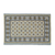 Chain stitch wool rug, 'Diamond Paradise' (2x3) - Chain-Stitched Wool and Cotton Area Rug