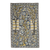 Chain stitch wool rug, 'Winged Paradise' (2x3) - Chain-Stitched Wool and Cotton Tree Motif Rug