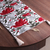 Camino de mesa de algodón cosido en cadeneta - Camino de mesa de algodón tejido a mano con motivo floral