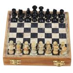 Soapstone chess set, 'Intellectual Challenge' - Hand Crafted Soapstone Chess Set