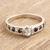 Sapphire and blue topaz cocktail ring, 'Sea Sparkles' - Sapphire and Blue Topaz Solitaire Ring (image 2b) thumbail