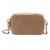 Leather sling bag, 'Memory Lane in Taupe' - Hand Crafted Taupe Leather Sling Bag