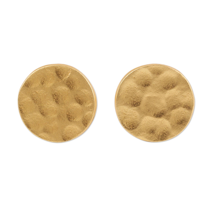 Gold-Plated Sterling Silver Stud Earrings