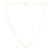 Vergoldete Zuchtperlen-Charm-Halskette, „Mermaid's Delight“ – Vergoldete Zuchtperlen-Halskette aus Sterlingsilber