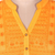 Embroidered tunic, 'Enchanted Garden Marigold' - Embroidered Orange Viscose Button Front Tunic from India (image 2h) thumbail
