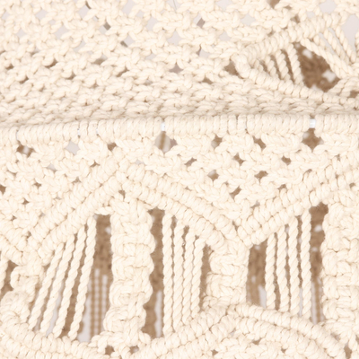 Kronleuchter aus Makramee-Baumwolle - Handgeknüpfter Kronleuchter aus Makramee-Baumwolle
