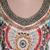 Embellished caftan, 'Glamour Girl' - Beaded Indian Caftan with Geometric Print