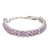 Rhodium-plated amethyst tennis bracelet, 'Purple Deluxe' - Rhodium-Plated Sterling Silver Amethyst Tennis Bracelet thumbail